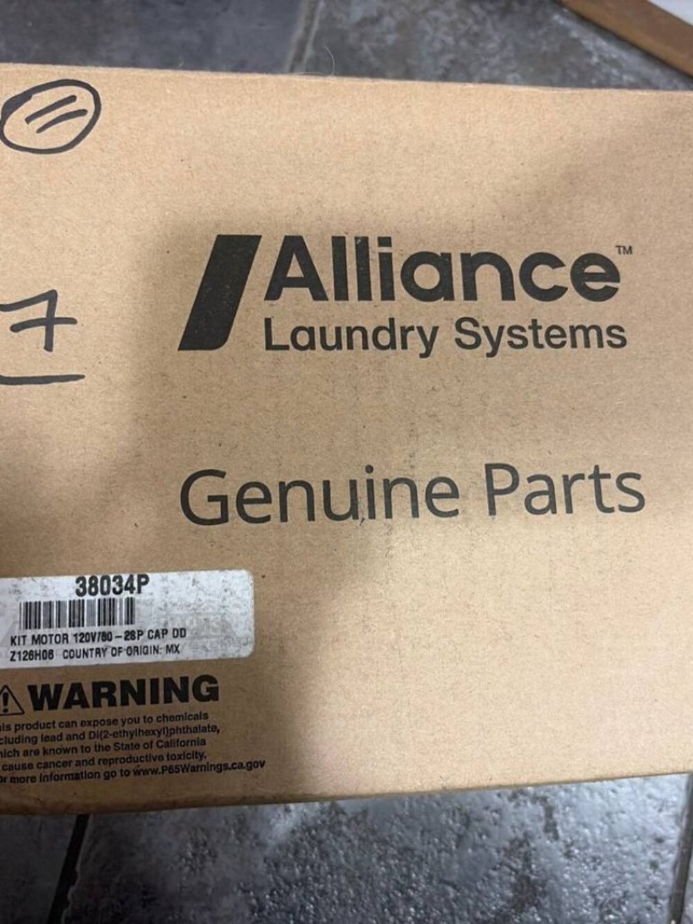 38034P Motor BRAND NEW Speedqueen AWN632SP116TW02 OEM